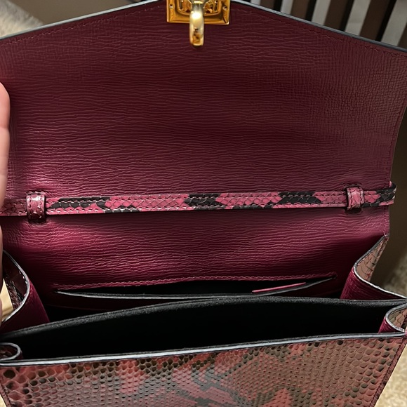 Never used, Burberry pink python bag - Picture 5 of 7